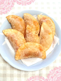 餃子の皮でミートソース揚げ-レシピのメイン写真