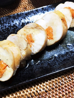 照り焼き!胸肉の人参ロール♪-レシピのメイン写真