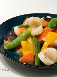 簡単!ホタテと野菜の塩ダレ中華あんかけ-レシピのメイン写真