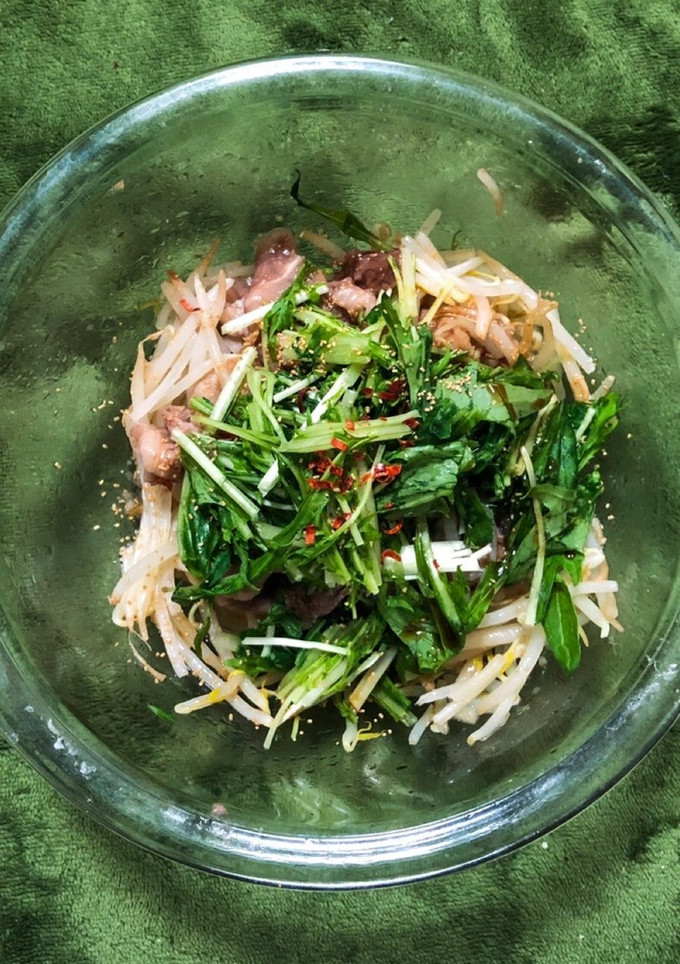 レンジで簡単◎肉もやしの和風甘酢餡-レシピのメイン写真