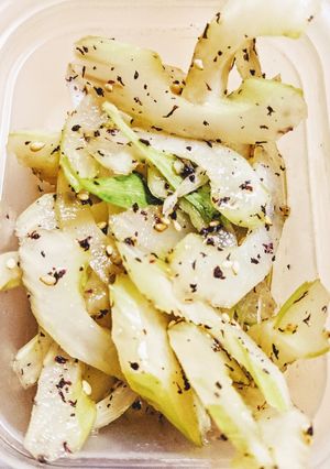 【常備菜】セロリの梅肉和え-レシピのメイン写真