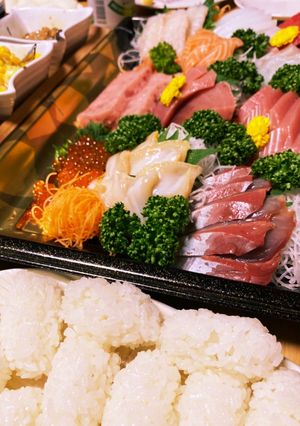 男飯★贅沢な旬ネタ！親父セルフにぎり寿司-レシピのメイン写真
