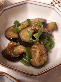 お酒がすすむ♪茄子とピーマンの味噌炒め-レシピのメイン写真