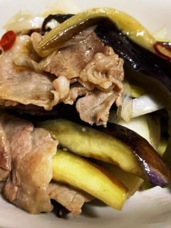 白米と食べたい★茄子と豚肉のピリ辛炒め-レシピのメイン写真