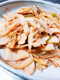 竹の子 簡単 胡麻油炒め-レシピのメイン写真