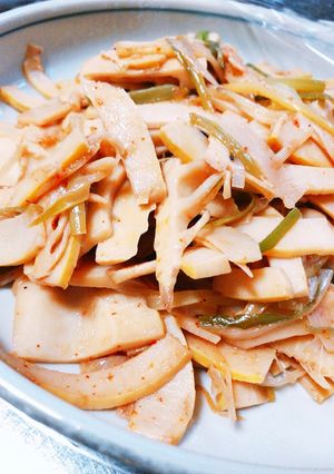 竹の子 簡単 胡麻油炒め-レシピのメイン写真