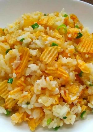 ピザポテトチャーハン-レシピのメイン写真