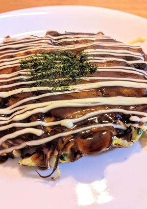 小麦粉いらずのふわふわお好み焼き-レシピのメイン写真