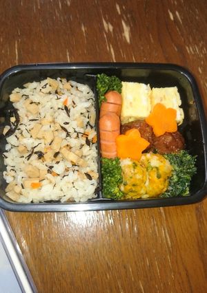 田舎の五目混ぜご飯-レシピのメイン写真