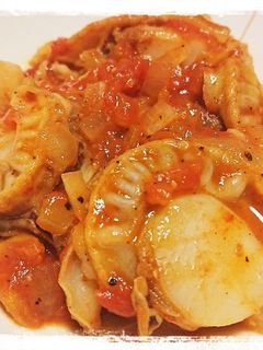 ホタテの完熟トマト煮-レシピのメイン写真