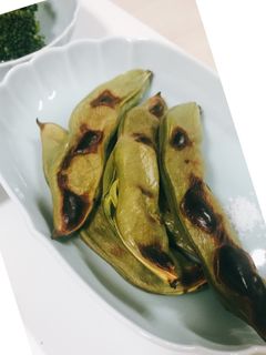 お家で簡単焼き空豆-レシピのメイン写真