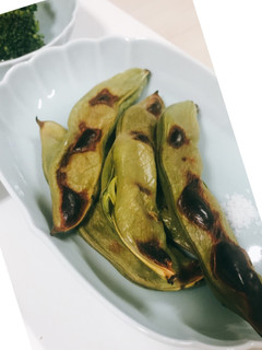 お家で簡単焼き空豆-レシピのメイン写真
