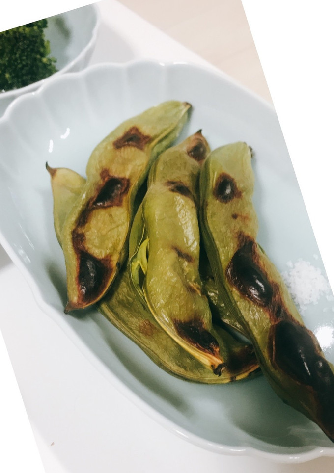 お家で簡単焼き空豆-レシピのメイン写真