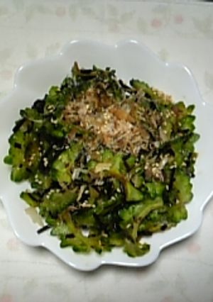 ★ｺﾞｰﾔｰの塩昆布和え★-レシピのメイン写真