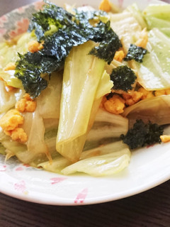 ごま油香るキャベツと卵の炒め物-レシピのメイン写真