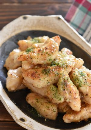 カリッと鶏むね肉の粒マスタード焼き-レシピのメイン写真