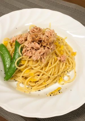 レモンとツナのパスタ-レシピのメイン写真