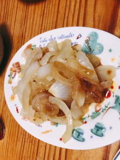 新玉ネギのポン酢一味炒め-レシピのメイン写真