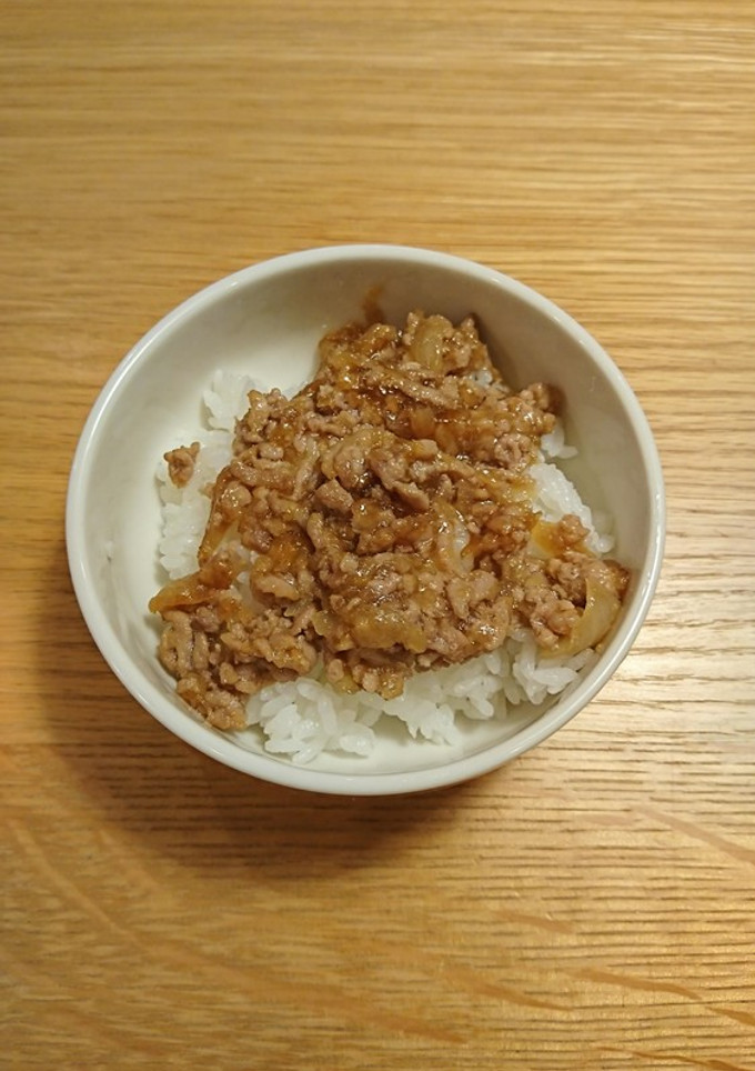 玉ねぎと挽き肉の甘辛あん-レシピのメイン写真