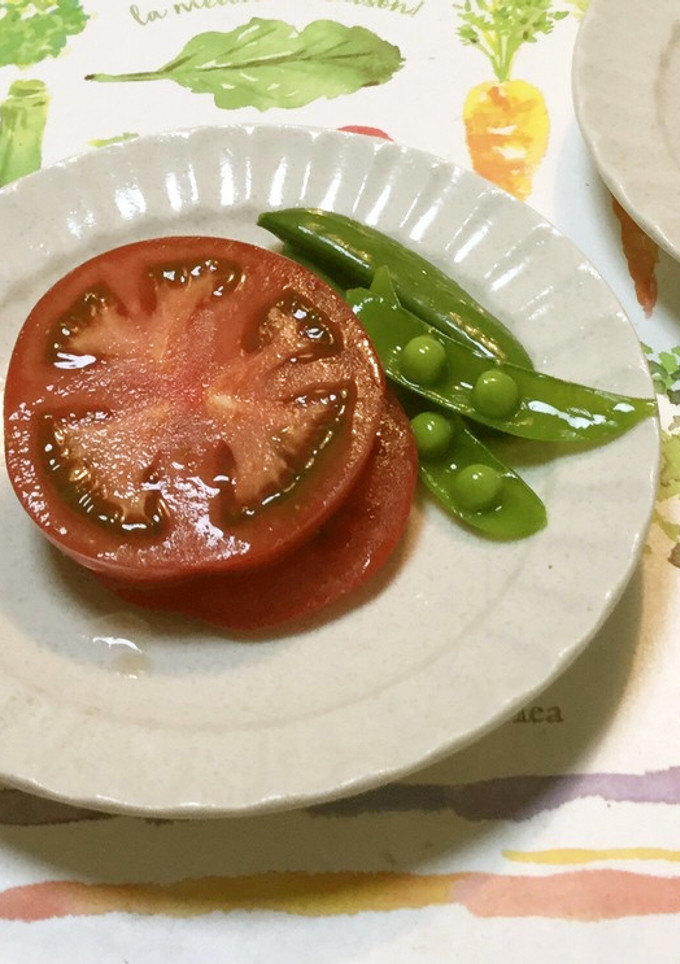 トマトは輪切りがジュワッと美味しいー♪-レシピのメイン写真