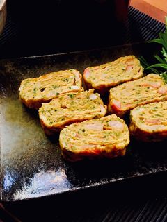 青のりとカニカマの卵焼き-レシピのメイン写真