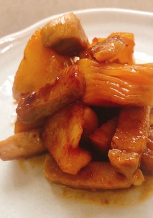 材料3つ❤ご飯がススム超簡単！筍豚炒め-レシピのメイン写真