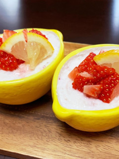 いちごの寒天ババロア-レシピのメイン写真