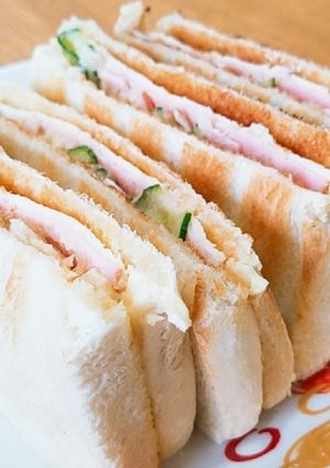 ポテトサラダ☆トーストサンド☆朝食 昼食-レシピのメイン写真
