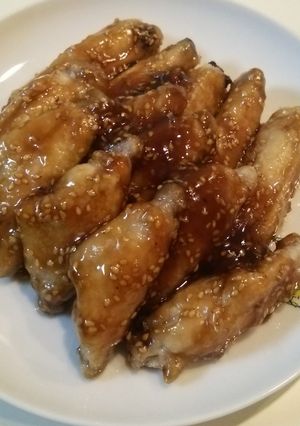 手羽中(手羽元)の甘辛焼き-レシピのメイン写真