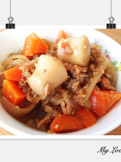 れぽ4♡鶏そぼろ肉じゃが♡簡単-レシピのメイン写真