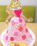 オーロラ姫 キャラチョコ ドレスケーキ