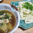 冷やしうどんを温かいお出汁で☆