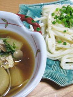 冷やしうどんを温かいお出汁で☆-レシピのメイン写真