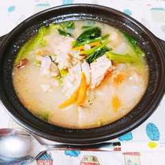 รูปของ サムゲタン風オートミール雑炊