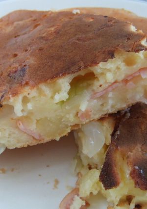 朝食に！ボリュームホットケーキ-レシピのメイン写真
