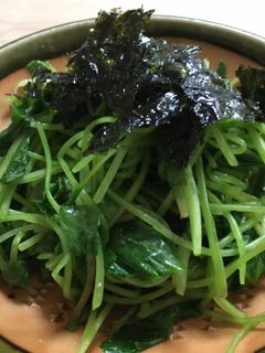 三つ葉と韓国海苔の和え物-レシピのメイン写真