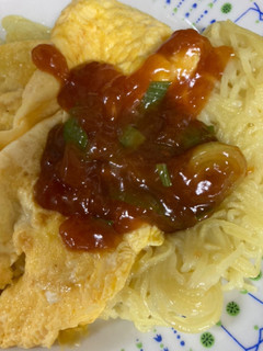 かた焼きそば卵あんかけ-レシピのメイン写真