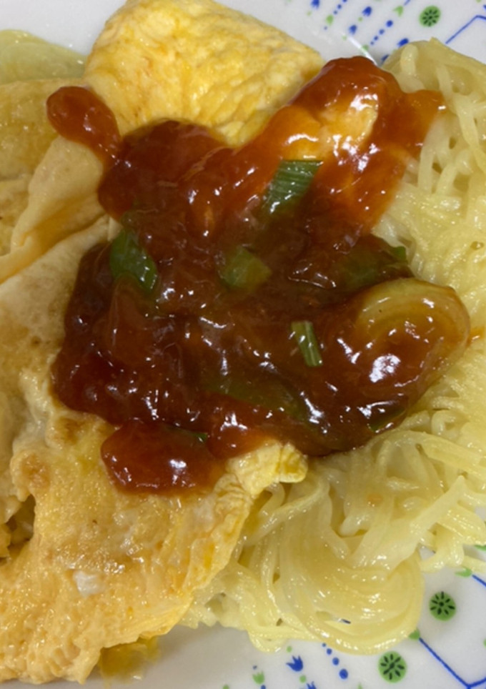 かた焼きそば卵あんかけ-レシピのメイン写真