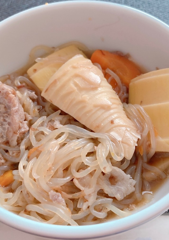筍と豚肉の煮物。電気圧力鍋で簡単に！-レシピのメイン写真