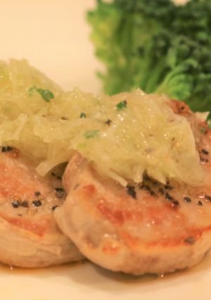 豚ヒレ肉のネギ塩ダレステーキ-レシピのメイン写真