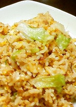 シーチキンとレタスの簡単炒飯♪-レシピのメイン写真