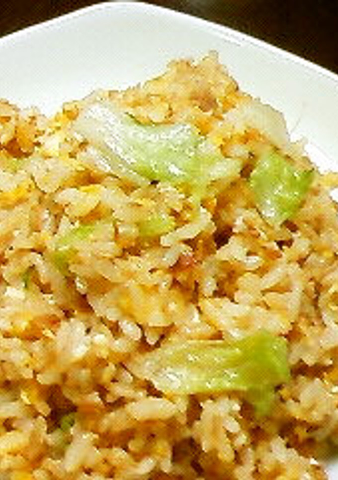 シーチキンとレタスの簡単炒飯♪-レシピのメイン写真