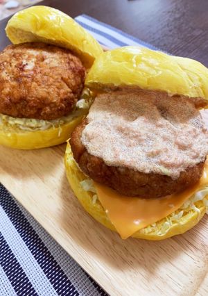マック再現レシピ☆めんたいチキンタツタ-レシピのメイン写真