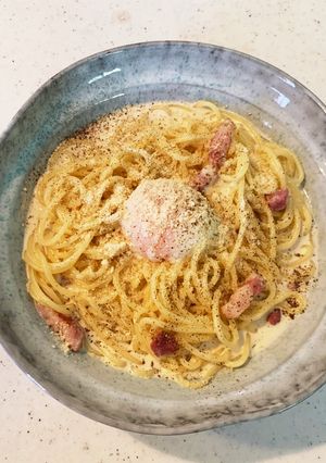 お店のカルボナーラ-レシピのメイン写真
