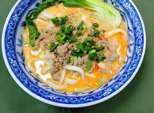 豆乳ごま坦々うどん♬豆乳が優しいお味♬-レシピのメイン写真