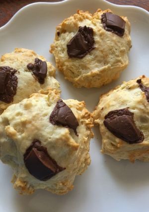 簡単！ふんわりチョコバナナスコーン-レシピのメイン写真
