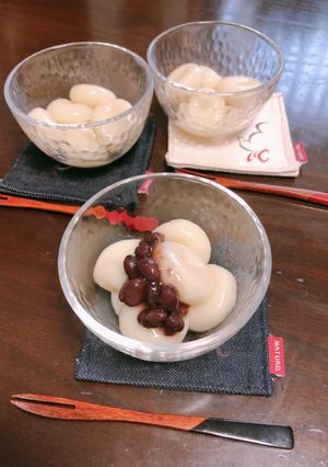 簡単！豆腐でヘルシー！白玉団子！-レシピのメイン写真