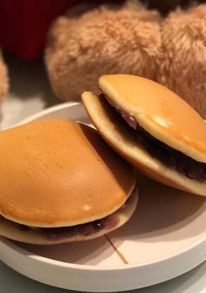 HMで簡単。薄皮もちもちどら焼き-レシピのメイン写真