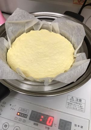 糖質制限スフレチーズケーキ(試作中)-レシピのメイン写真
