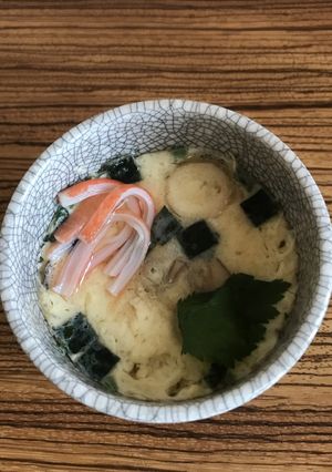 【夏はレンチン】お吸い物の素で茶碗蒸し-レシピのメイン写真